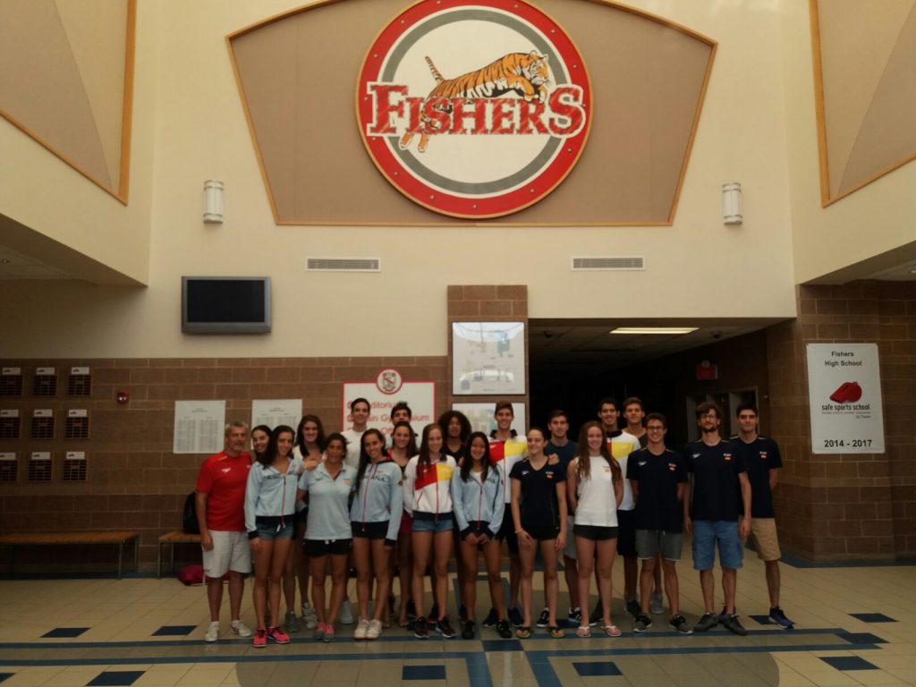 Campeonato mundial de natación junior en Indianápolis con Premium Health & Sport